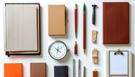 Assorted office supplies